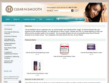 Tablet Screenshot of clearandsmooth.com